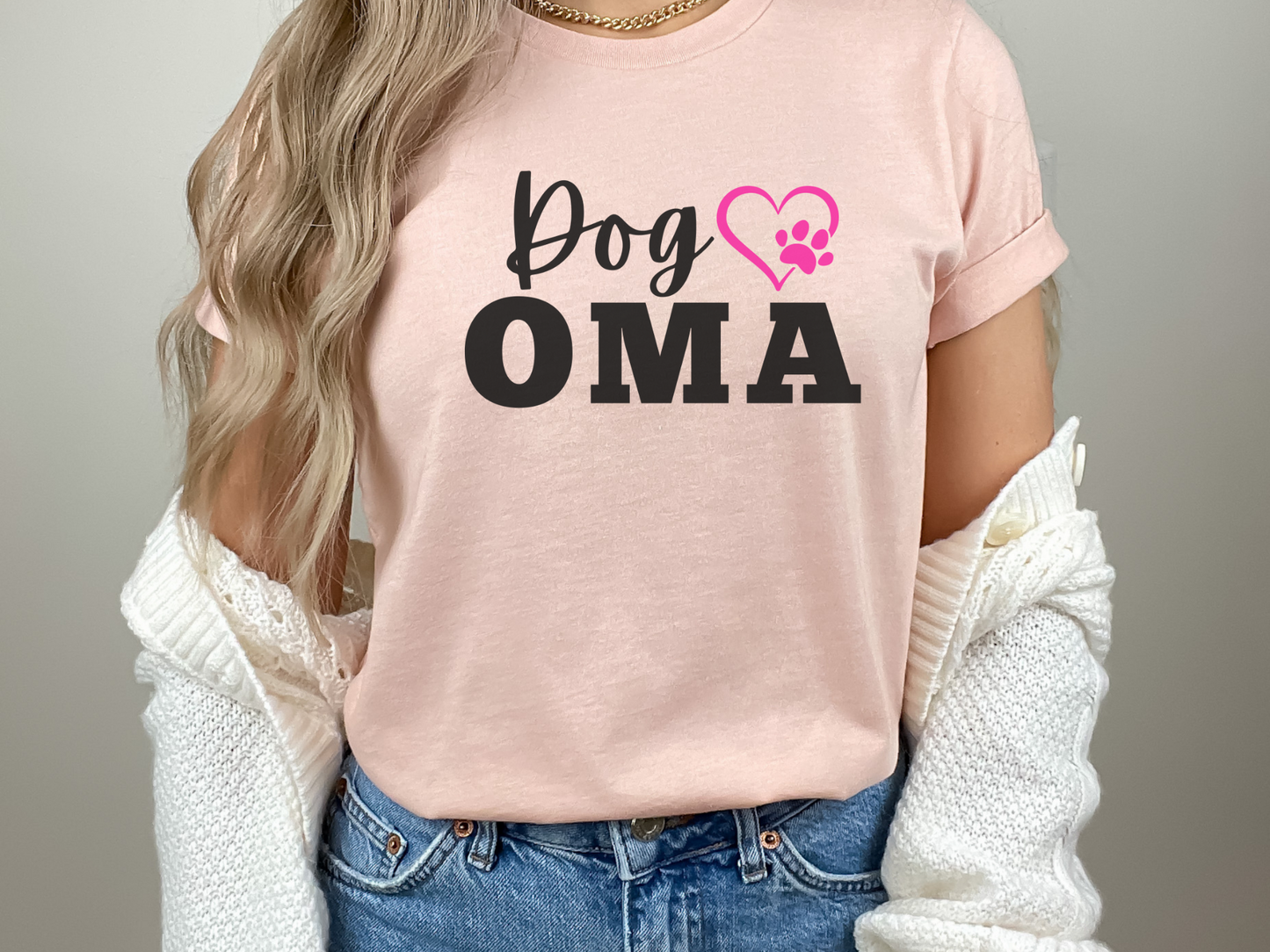 Dog Oma Shirt, Dog Grandma Gift, Cute Puppy Oma, Gift for Dog Oma, Grand Dog Lover, Dog Grandma Gift, granddog gift