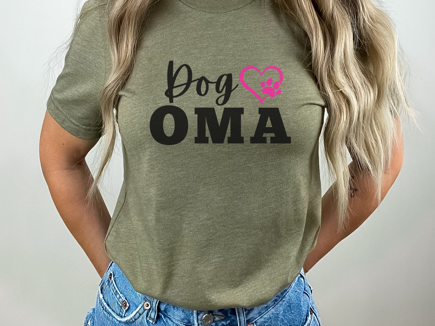 Dog Oma Shirt, Dog Grandma Gift, Cute Puppy Oma, Gift for Dog Oma, Grand Dog Lover, Dog Grandma Gift, granddog gift