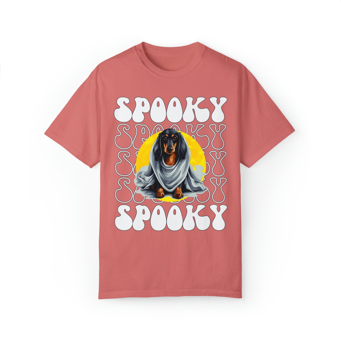 Dachshund Halloween Shirt, Spooky Season Doxie Top For Women, Dachshund Ghost Spooky Season t-shirt, Doxie Halloween Ghost