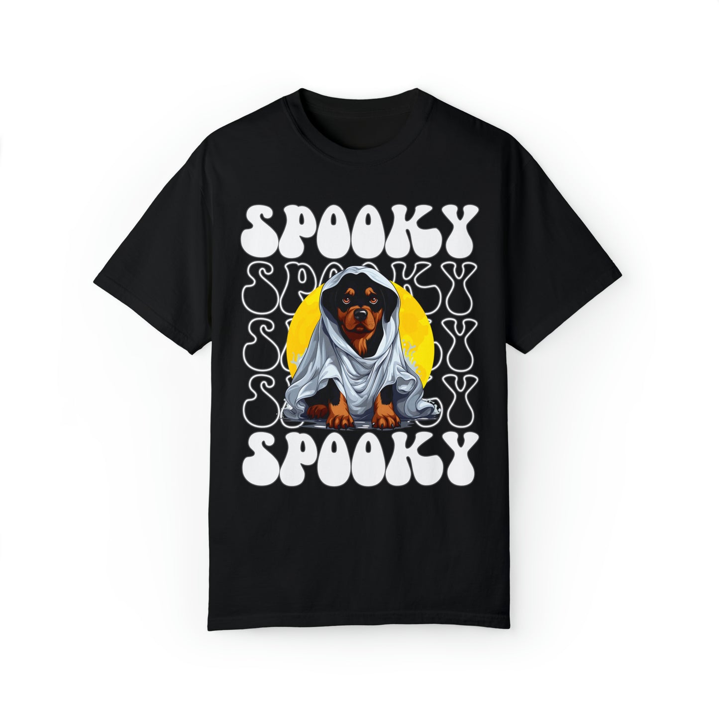 Rottweiler Halloween Shirt, Spooky Season Rottweiler Top For Women, Rottweiler Ghost Spooky Season t-shirt, Rottie Lover Halloween