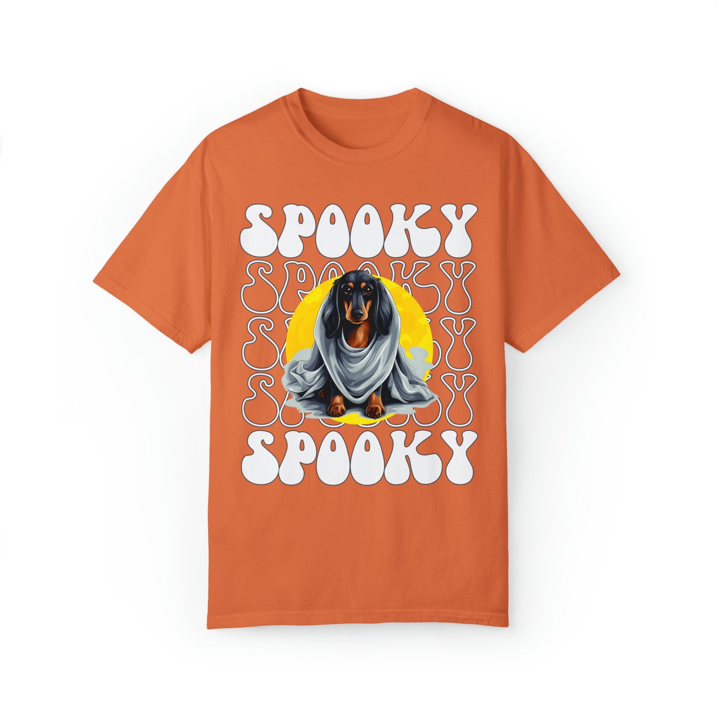Dachshund Halloween Shirt, Spooky Season Doxie Top For Women, Dachshund Ghost Spooky Season t-shirt, Doxie Halloween Ghost