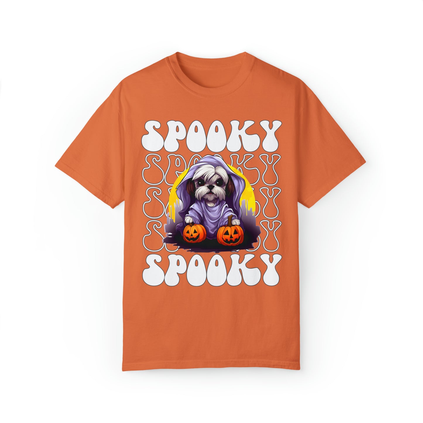 Shih Tzu Halloween Shirt, Spooky Season Shih Tzu Top For Women, Shih Tzu Ghost Spooky Season t-shirt, Shih Tzu Lover Halloween