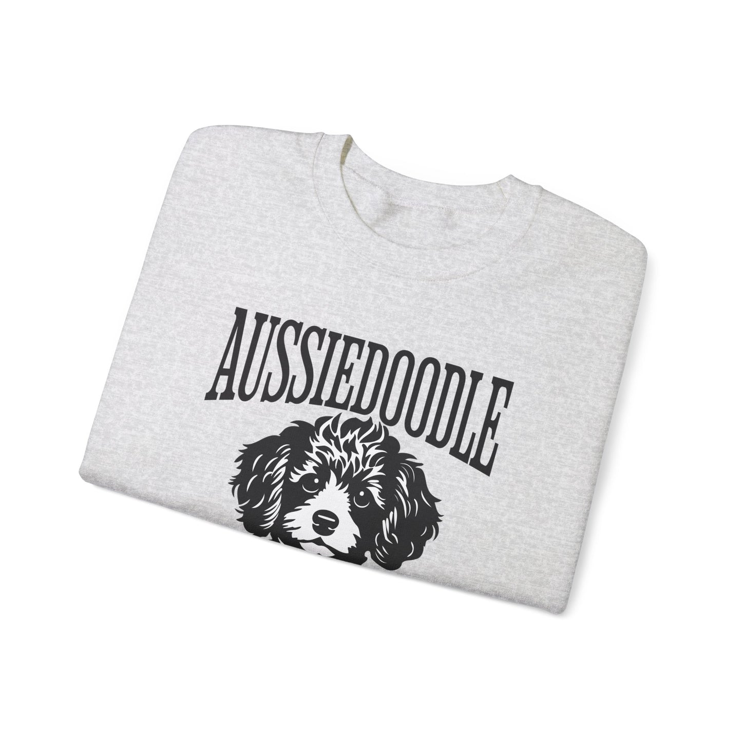 Aussiedoodle Mama Crewneck Sweatshirt, Aussie Doodle Womens Top, Miniature Aussiedoo Ladies Sweatshirt