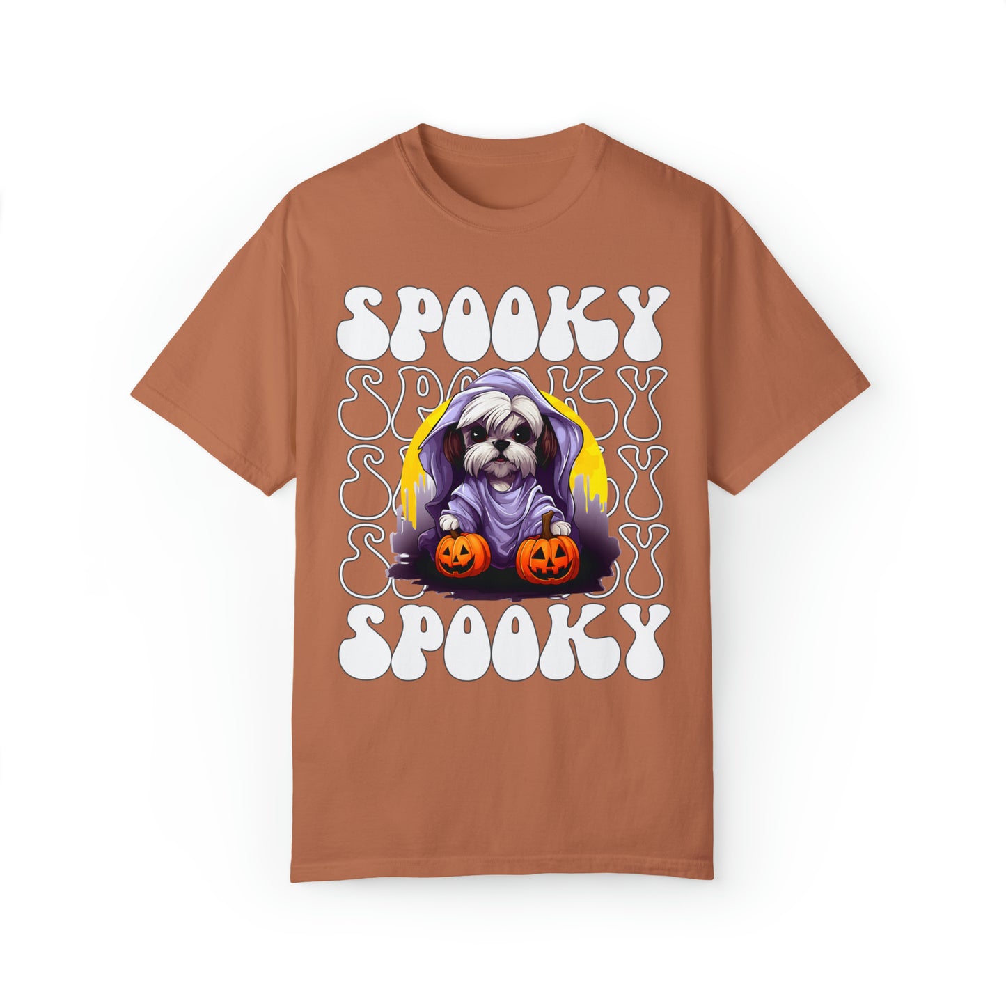 Shih Tzu Halloween Shirt, Spooky Season Shih Tzu Top For Women, Shih Tzu Ghost Spooky Season t-shirt, Shih Tzu Lover Halloween