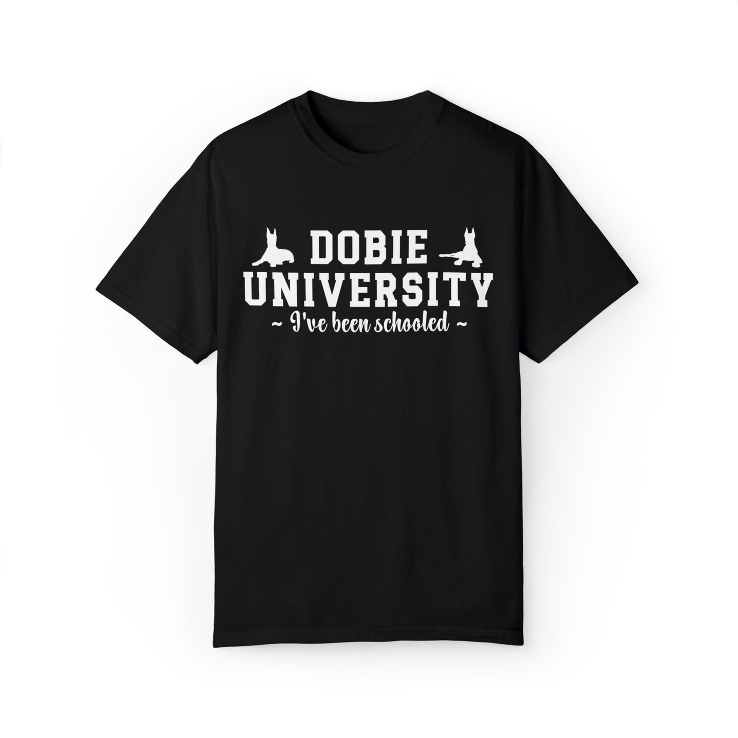 Funny Dobie University Shirt, Doberman Pincher Top For Women, Dobie Lover t-shirt, Dobie Mama, Doberman Pincher Mom Gift