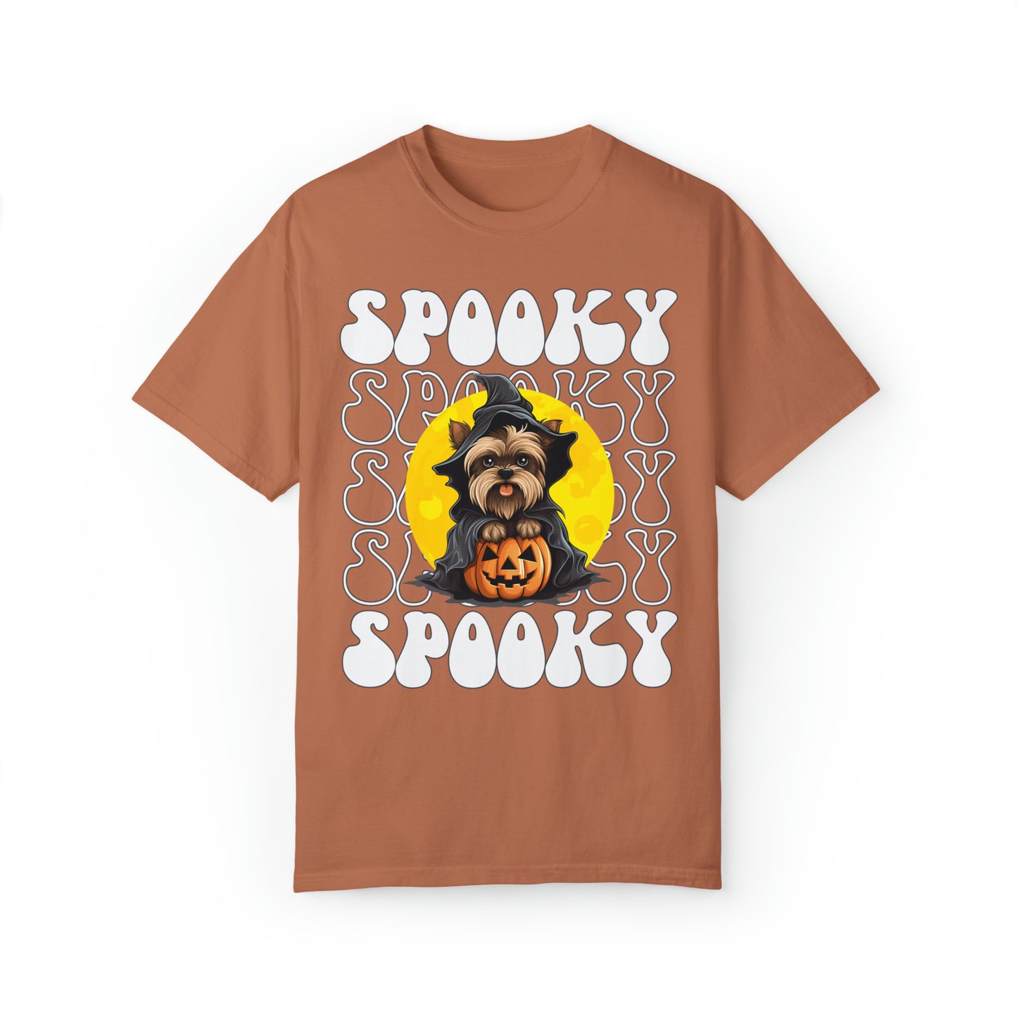 Yorkie Halloween Shirt, Spooky Season Yorkshire Terrier Top For Women, Yorkie Ghost Spooky Season t-shirt, Yorkshire Terror Halloween Ghost