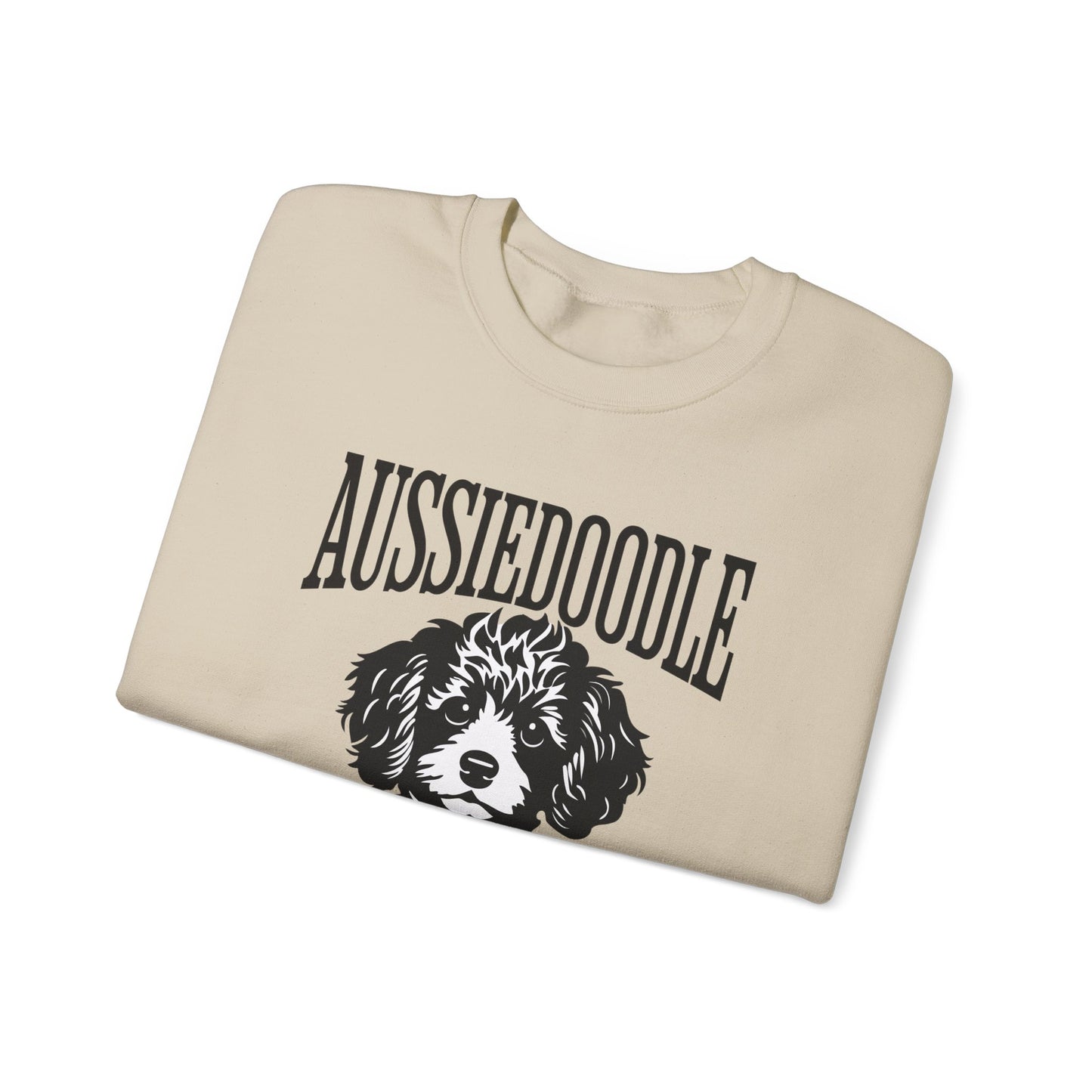 Aussiedoodle Mama Crewneck Sweatshirt, Aussie Doodle Womens Top, Miniature Aussiedoo Ladies Sweatshirt