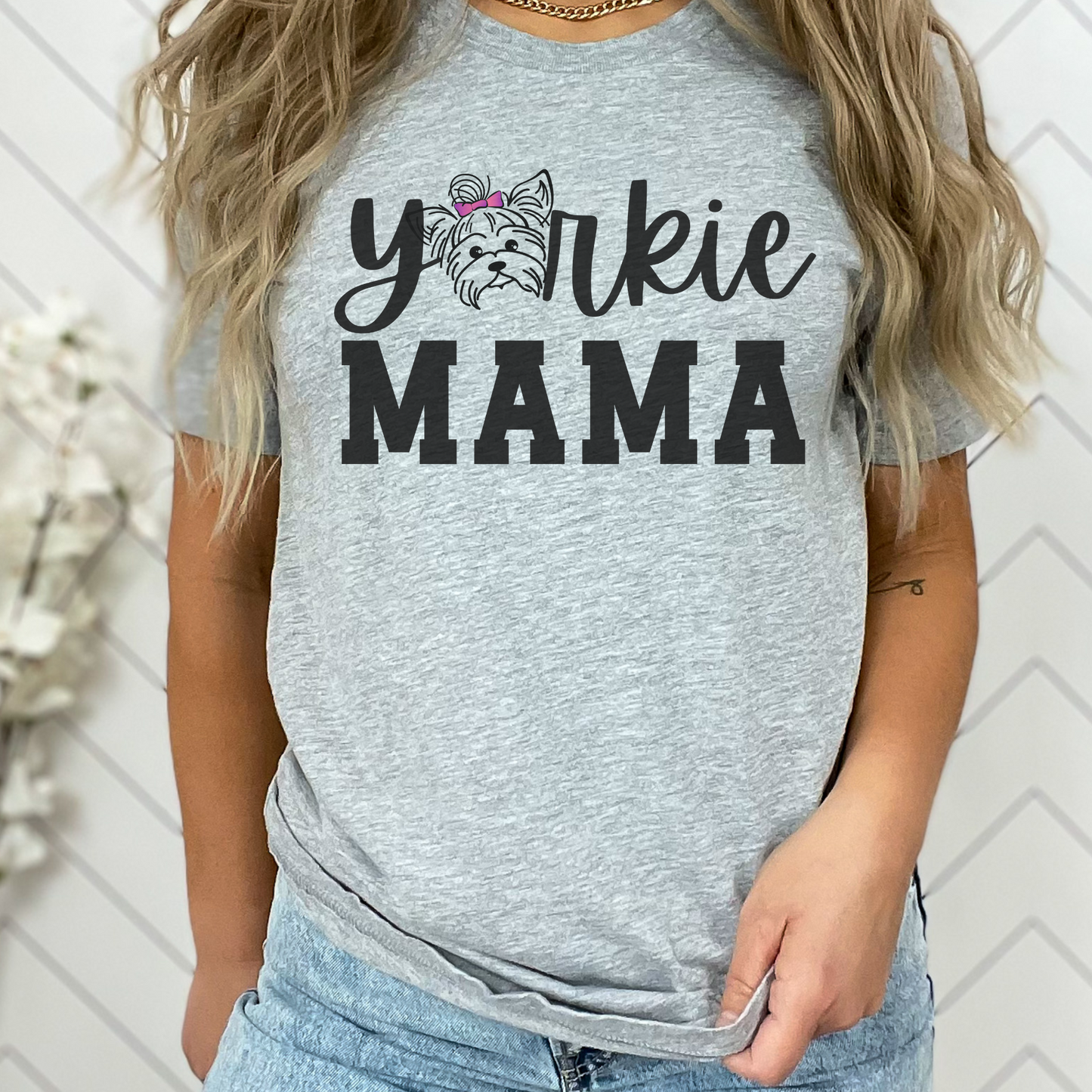 Yorkie Mama Shirt Yorkshire Terrier Mom Gift, Yorkie top,  Womens Yorkshire Terrier Mama, Yorkie Lover, Yorkshire Terrier Owner Gift Idea