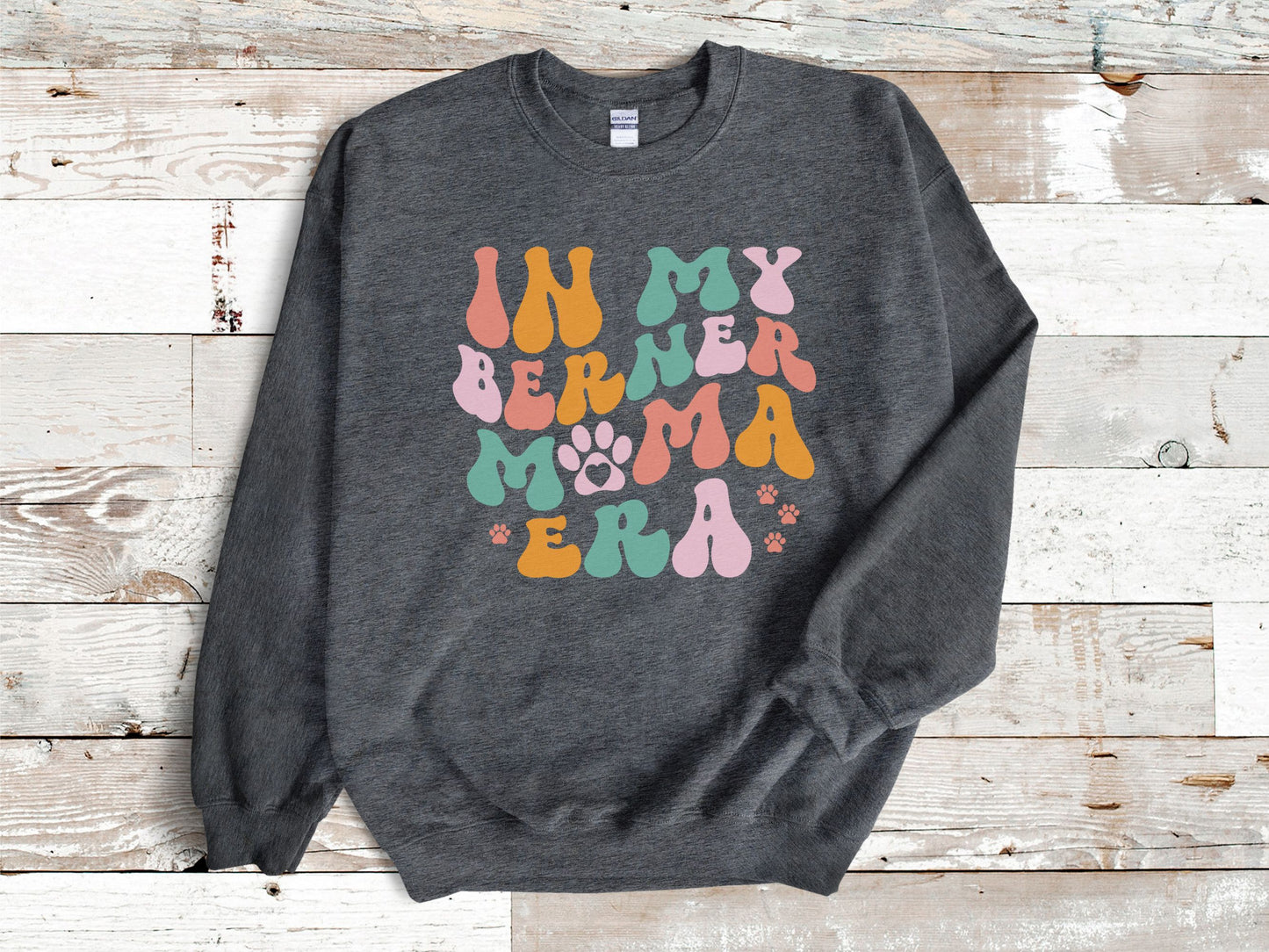 Bernese Mountain Dog Mama Era Crewneck Sweatshirt, Berner Mom Sweatshirt, Berner Mama Era Shirt, Bernese Mountain Dog Mama Gift