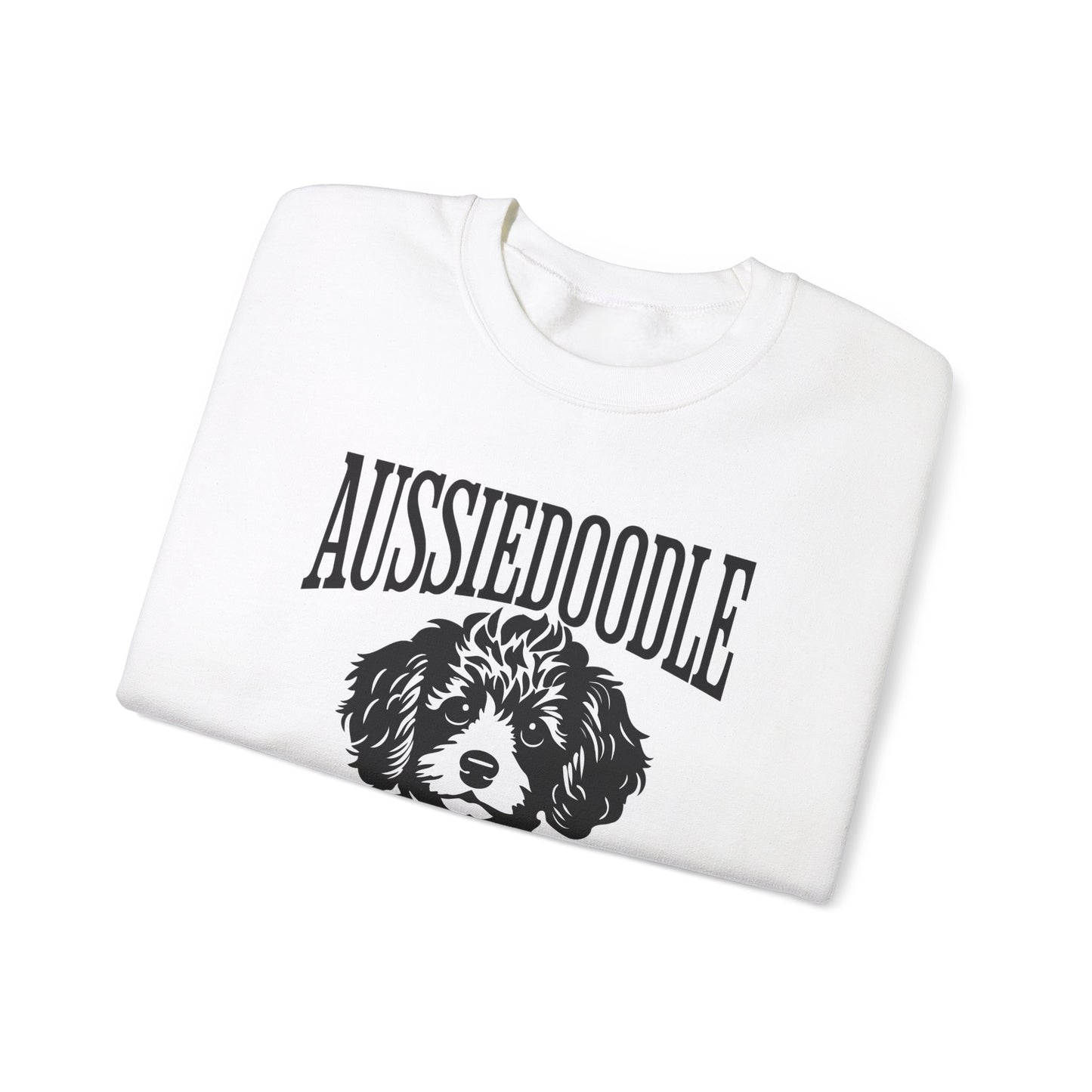 Aussiedoodle Mama Crewneck Sweatshirt, Aussie Doodle Womens Top, Miniature Aussiedoo Ladies Sweatshirt