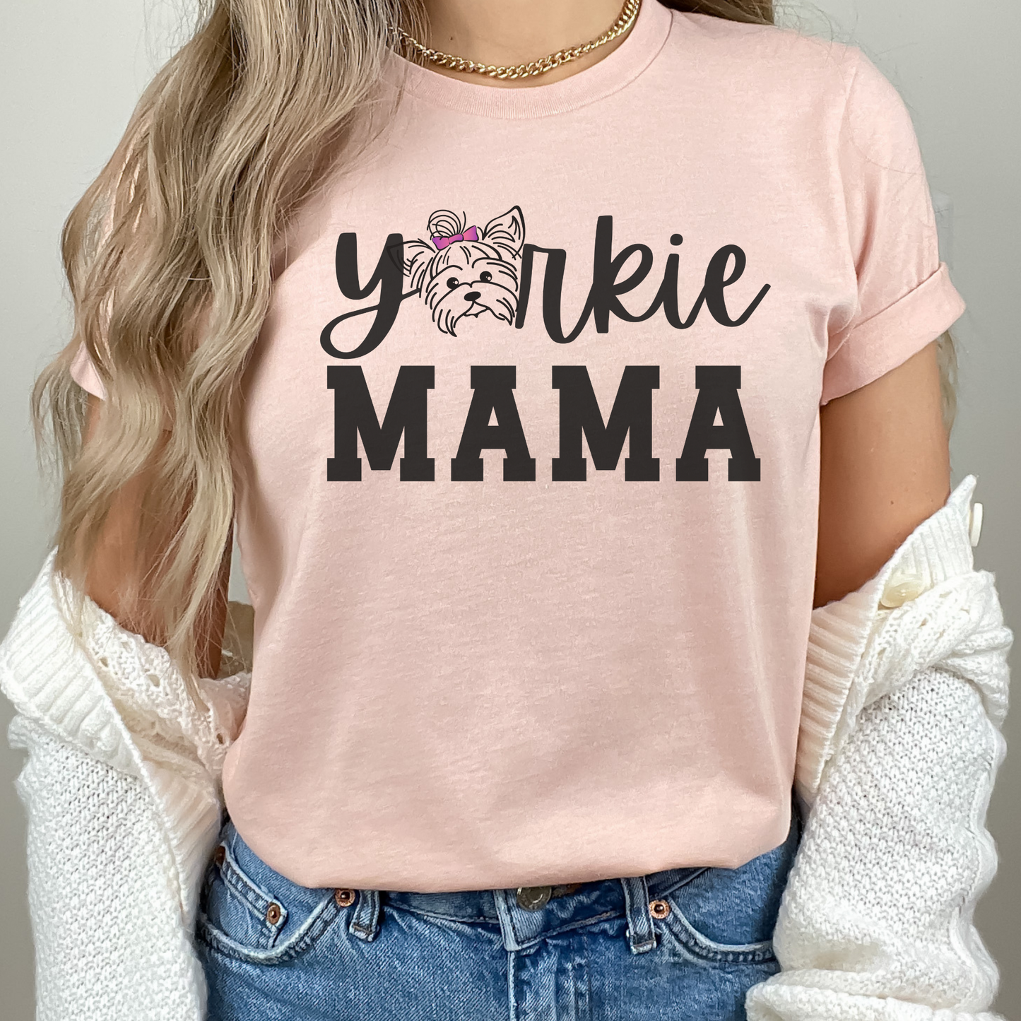 Yorkie Mama Shirt Yorkshire Terrier Mom Gift, Yorkie top,  Womens Yorkshire Terrier Mama, Yorkie Lover, Yorkshire Terrier Owner Gift Idea