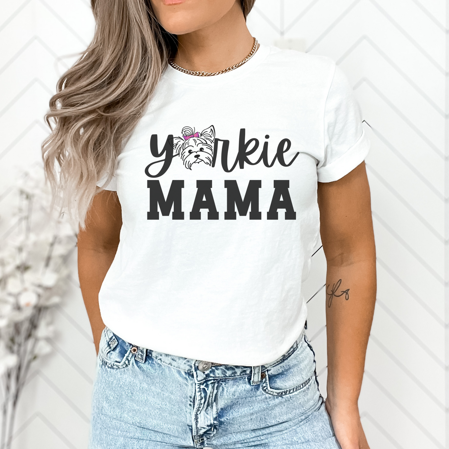 Yorkie Mama Shirt Yorkshire Terrier Mom Gift, Yorkie top,  Womens Yorkshire Terrier Mama, Yorkie Lover, Yorkshire Terrier Owner Gift Idea