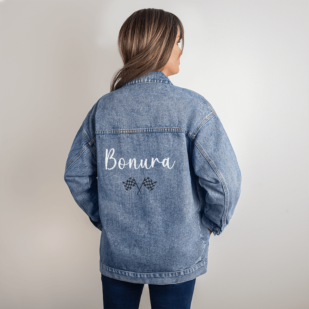 Custom Race Script Letters Jacket